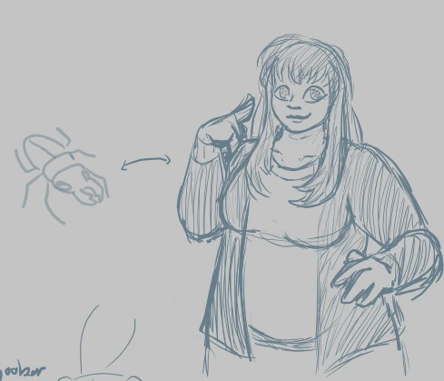 Beetle gal human vers