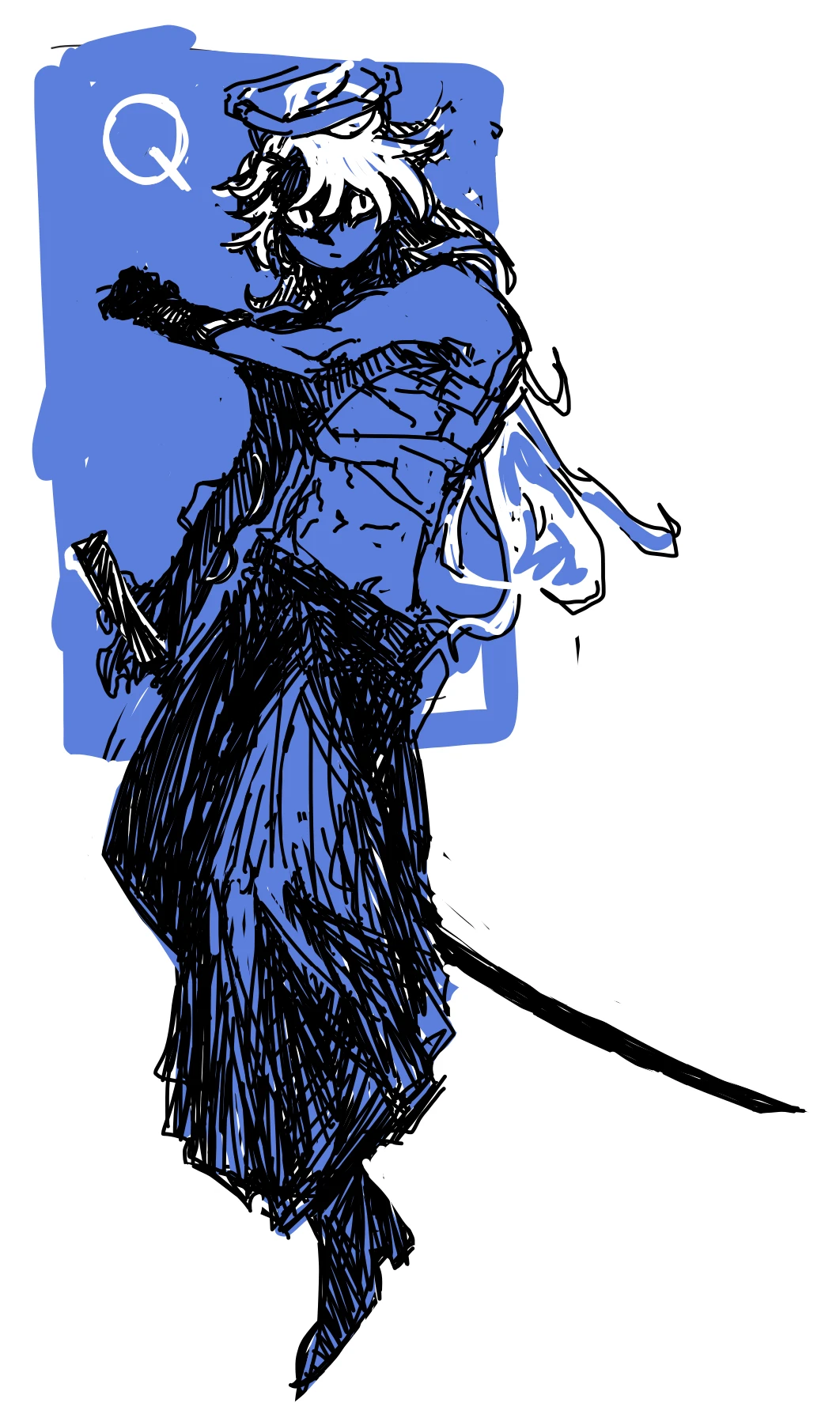 Q sketch (alicejoza OC)