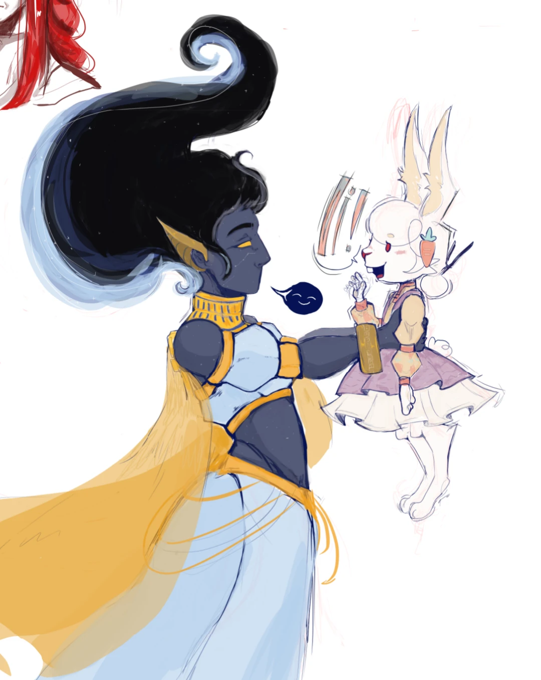 Lucida and her new friend :D
