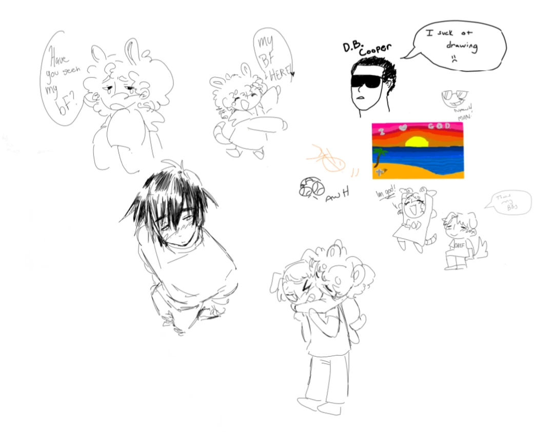 DOODLES WITH THE BF