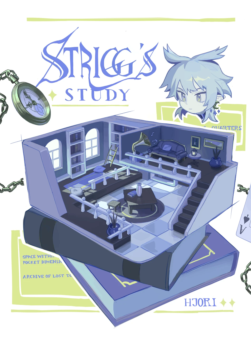 designed room for my oc :)