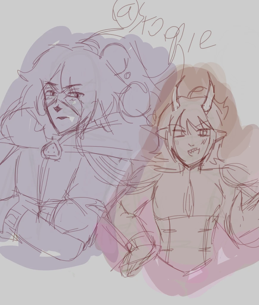 Emo bird & Lesbian demon