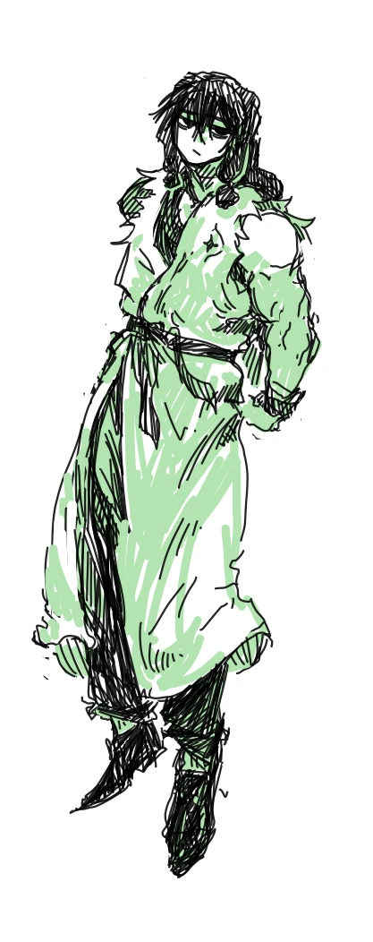 martial artist (OC)