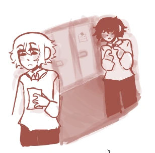 Shy boi trying to ask out his crush :]