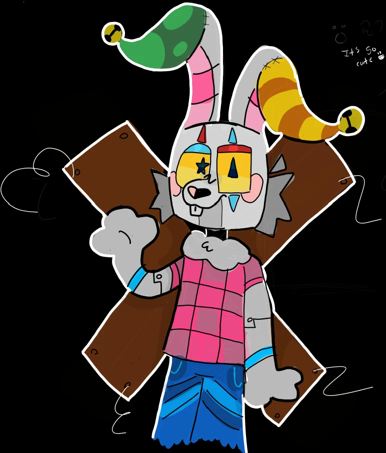 Meet Chester -the marionette bunny jester!