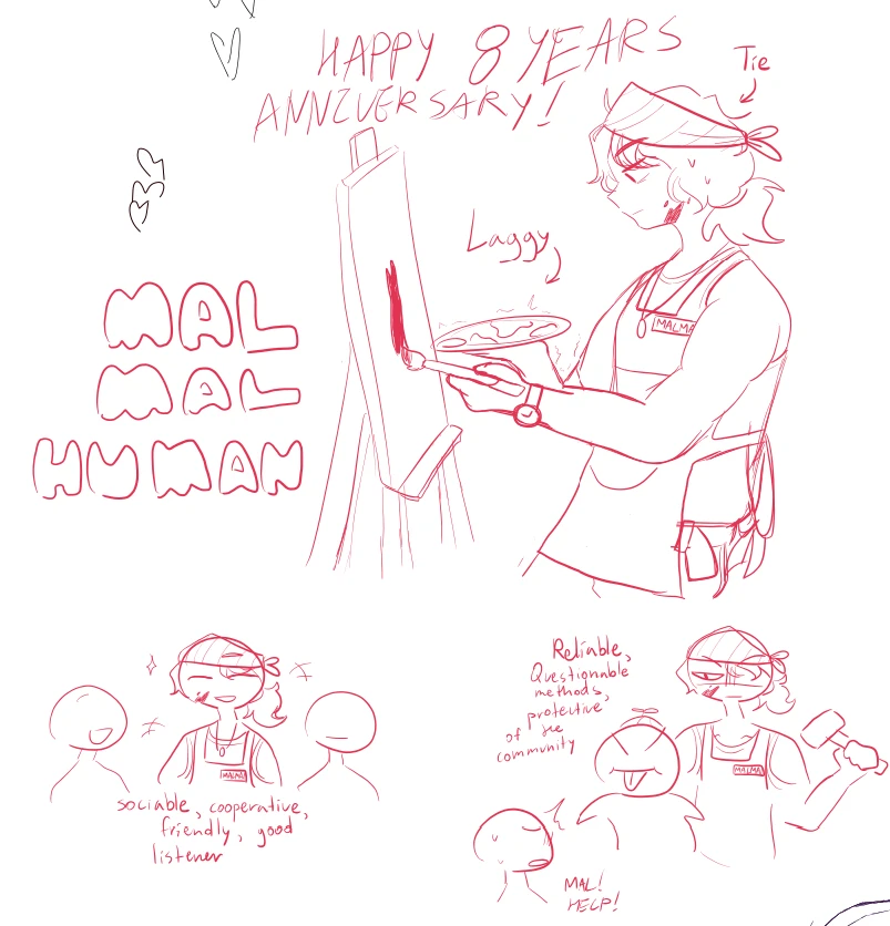 HAPPY 8 YEARS ANNIVERSARY MALMAL