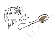 i hit him with the spoon after 4 months