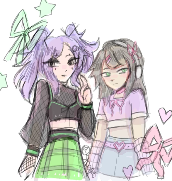 Grumpy Coquette and Positive Emo