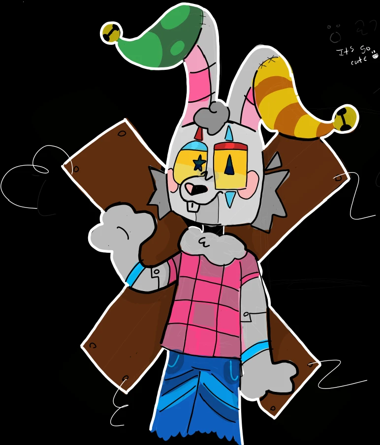 Meet Chester -the marionette bunny jester!