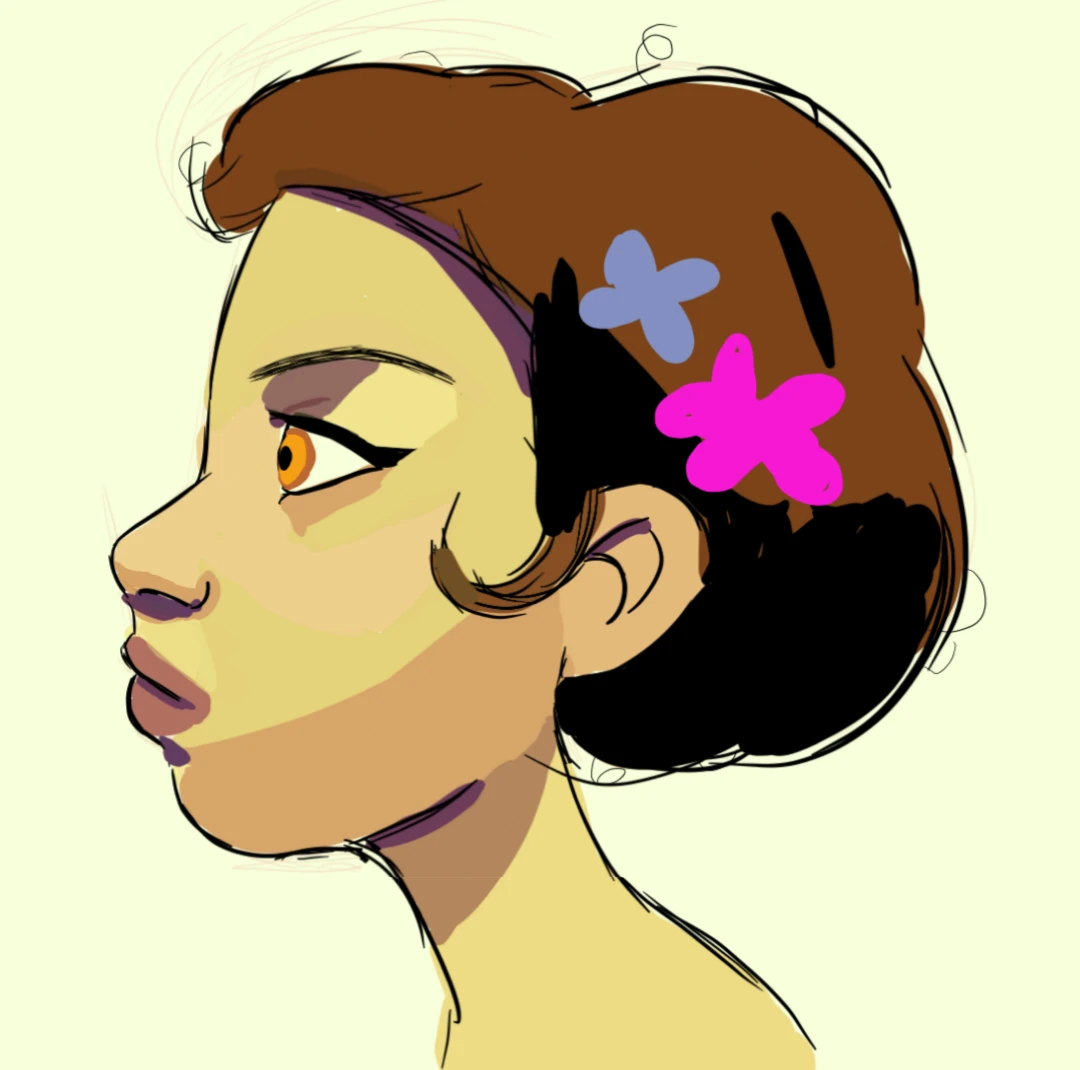 quick DTIYS of bardificent drawing
