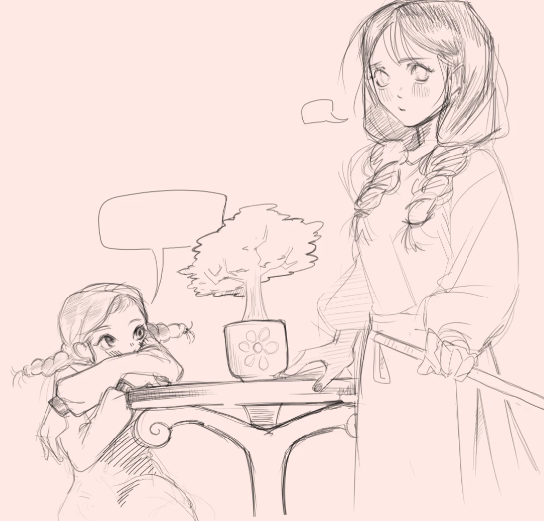 Mother an Daughter