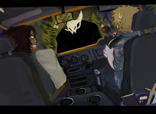 Driving in a car on Tuesday’s night