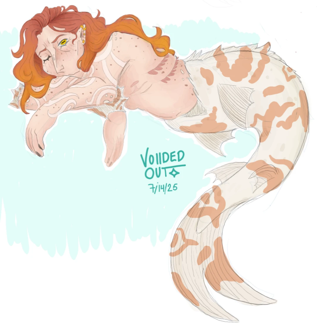 Merman doodle