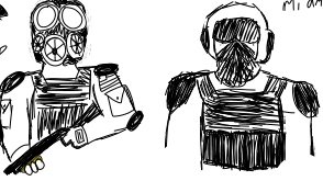 militia doodles