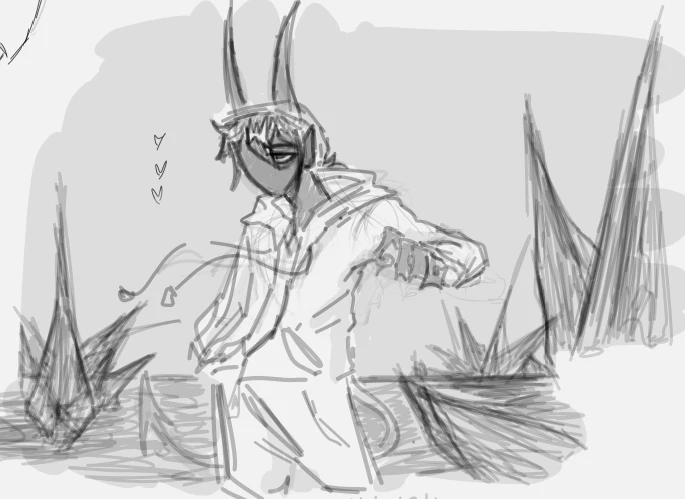 those weird spike things are rocks i swear