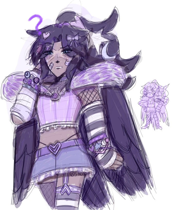 "Well, this isn't something that I'm used to wearing!" —my oc, Julian