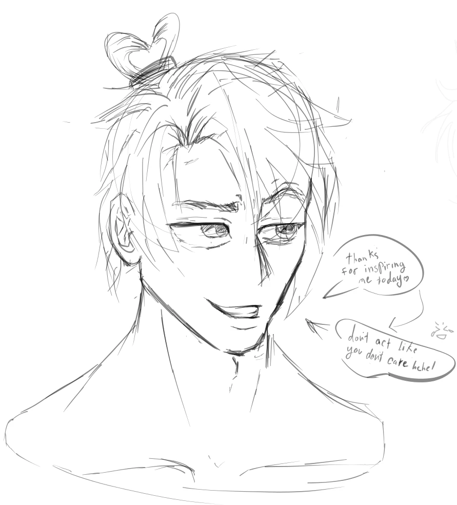 Drawing while feeling like pooop