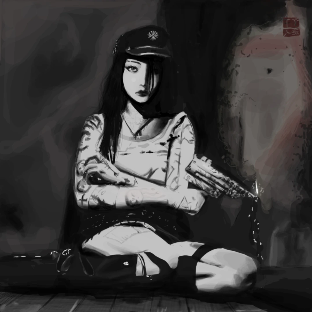 Evangelic Girl Is a Gun album cover fanart