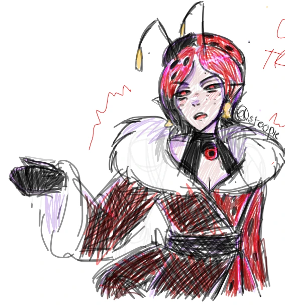 Ladybug femboy oc
