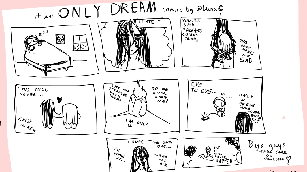 It was only dream comic
