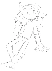 This is just a doodle of my character 😀