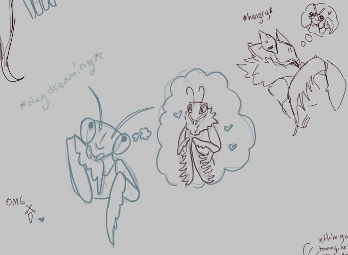 Funfact: The female mantis will often eat the male