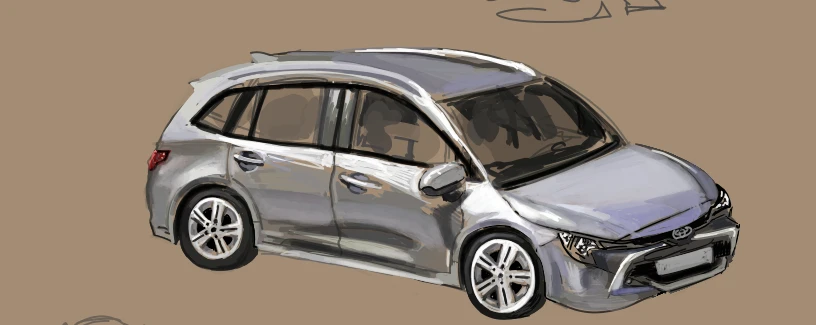 Unfinished Toyota Corolla 