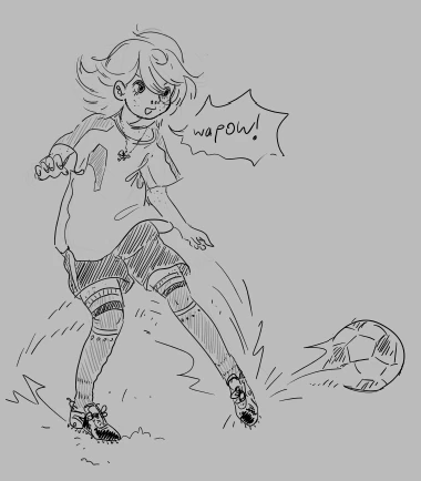My little critter playin some sports