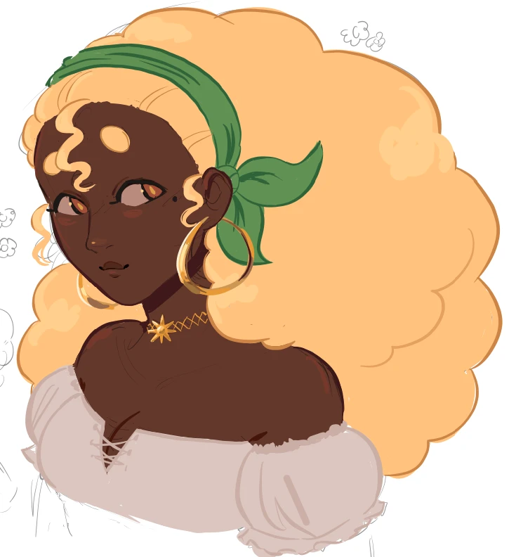 PVZ sunflower humanized 🌻 