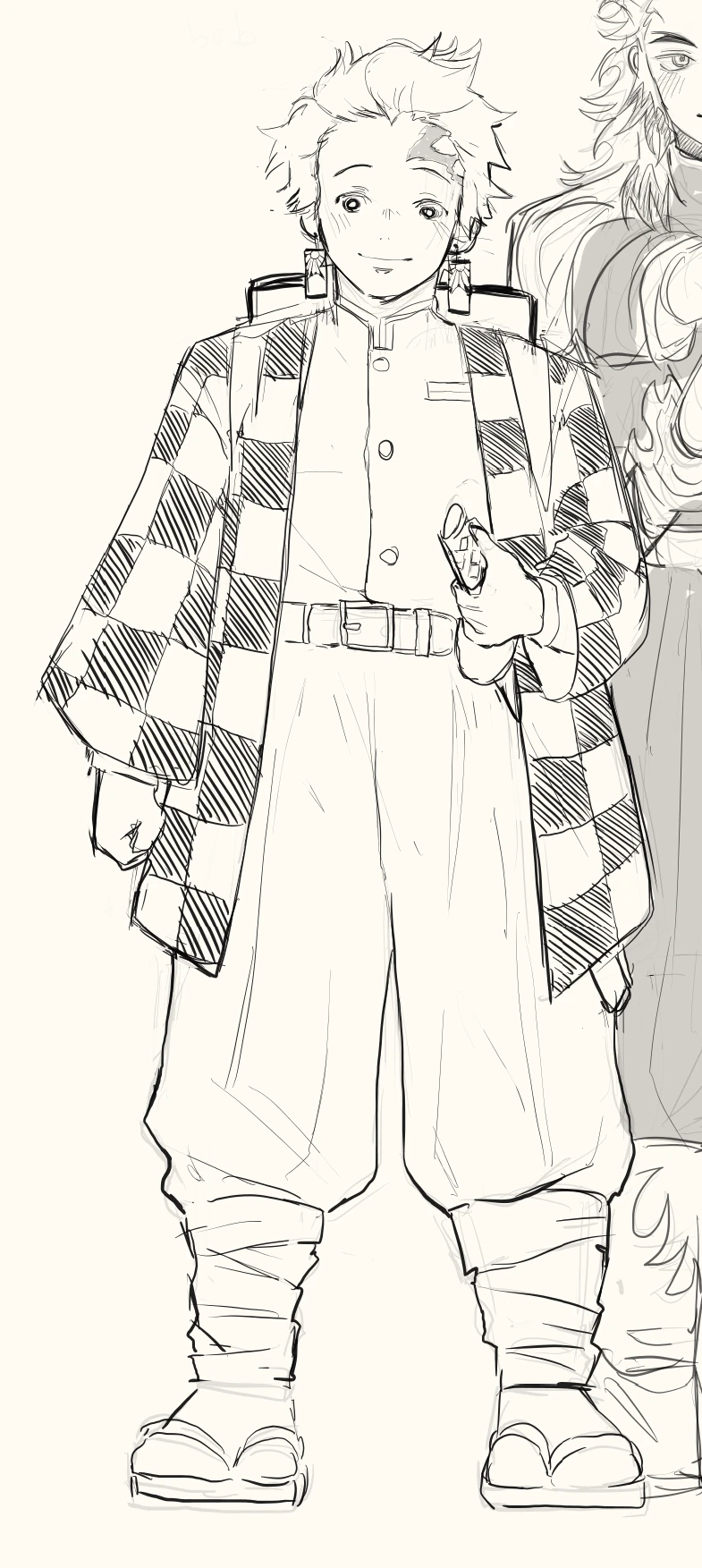Draw tanjiro fanart