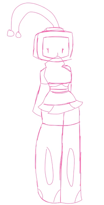 glitchy doodle
