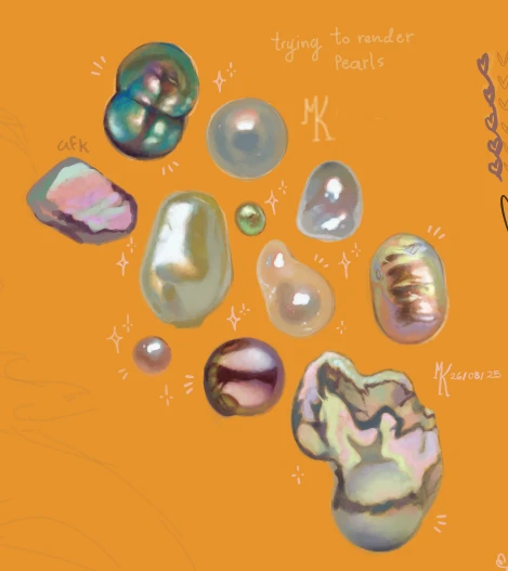 Pearl rendering study 