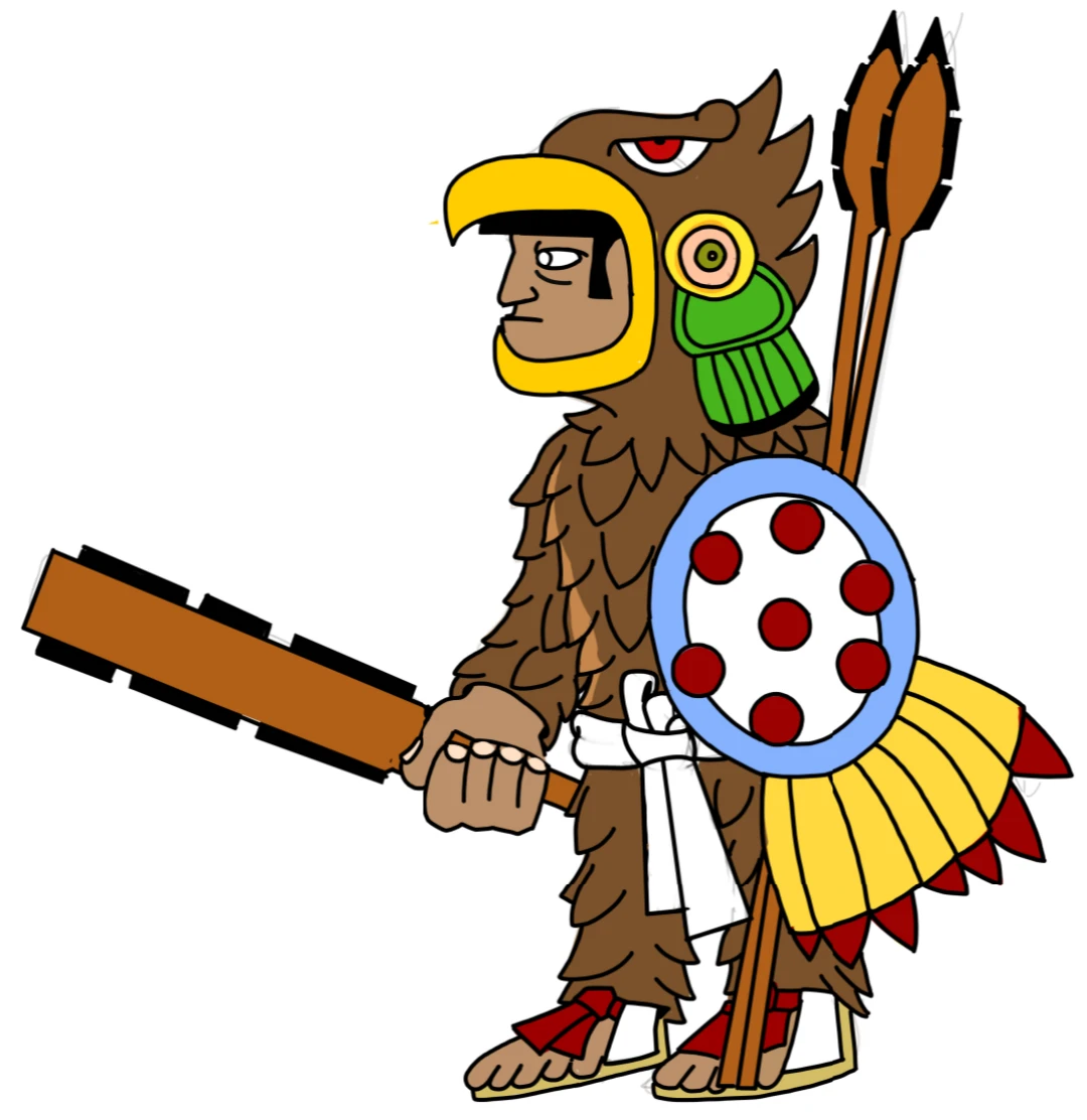 cuāuhocēlōtl  (Aztec Eagle warrior)