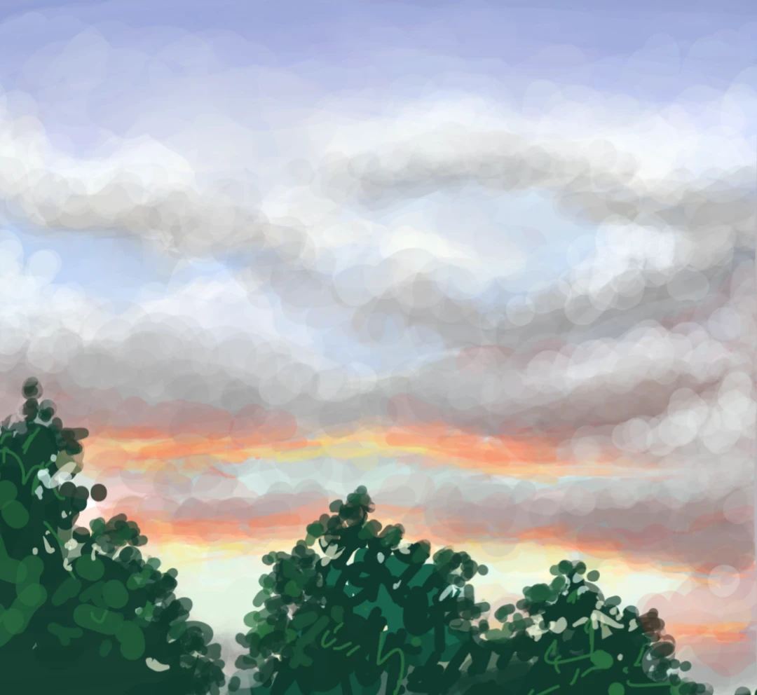 Yesterday’s sunset