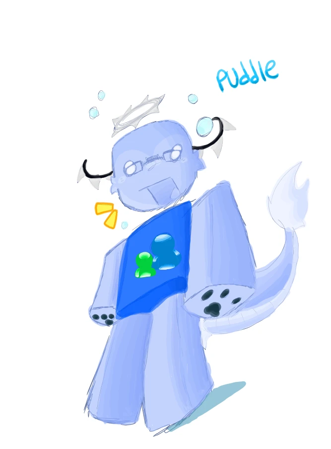 My roblox oc, Puddle! 