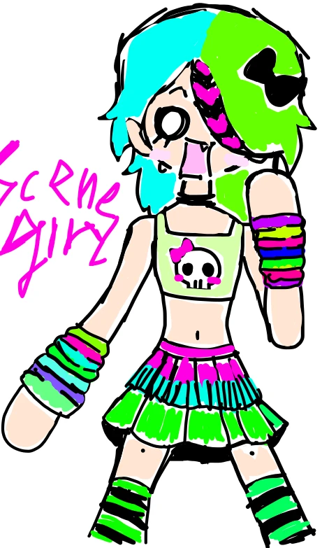 Scene girl!
