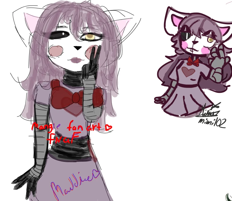 Mangle Fan Art’s 