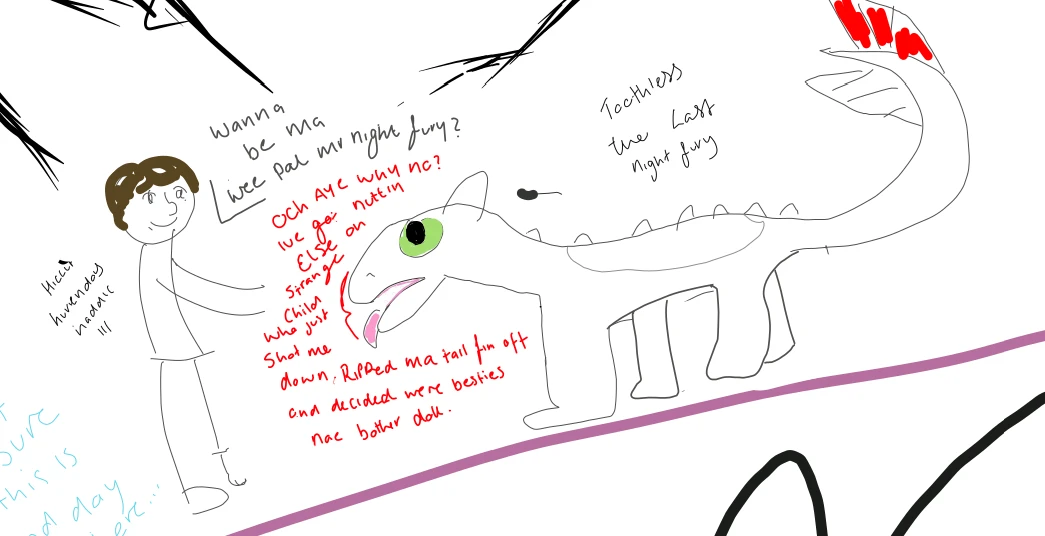 Hicccup n toothless