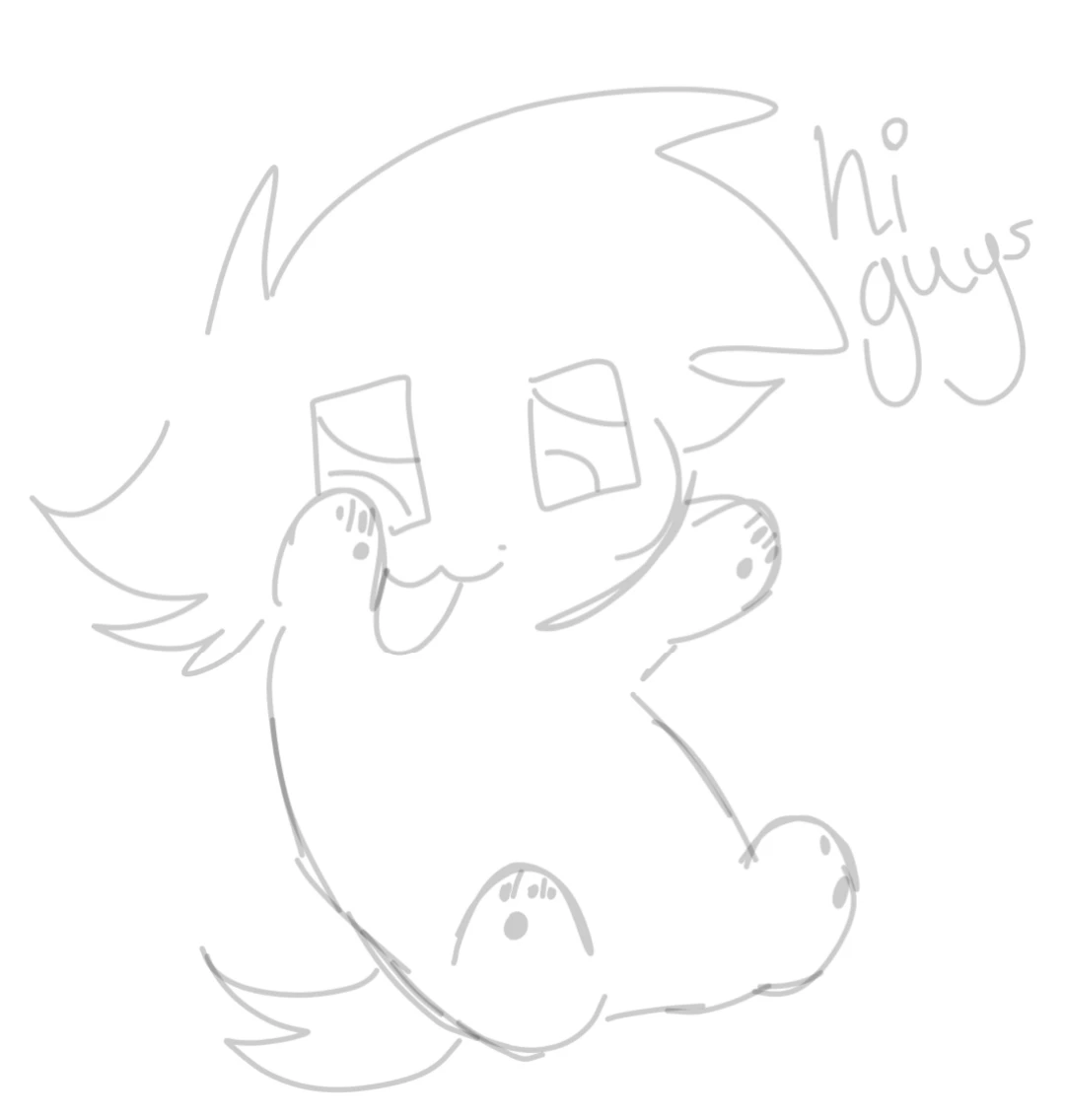 another chicken legg doodle for pot bookmark