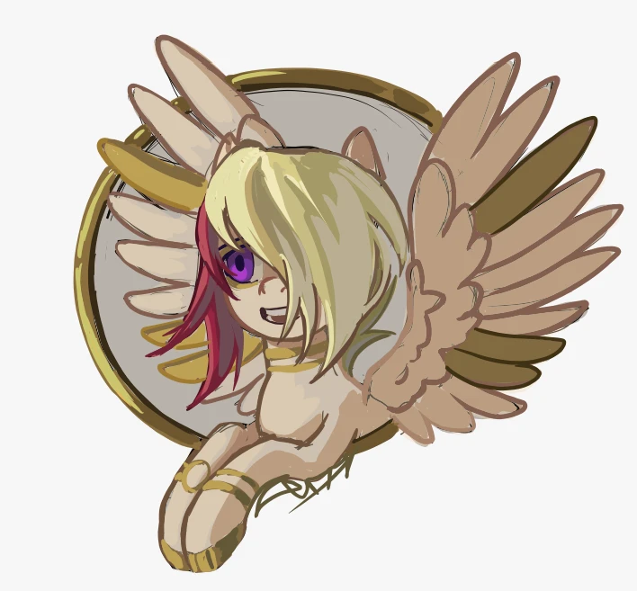 I'm fooling around drawing an old character