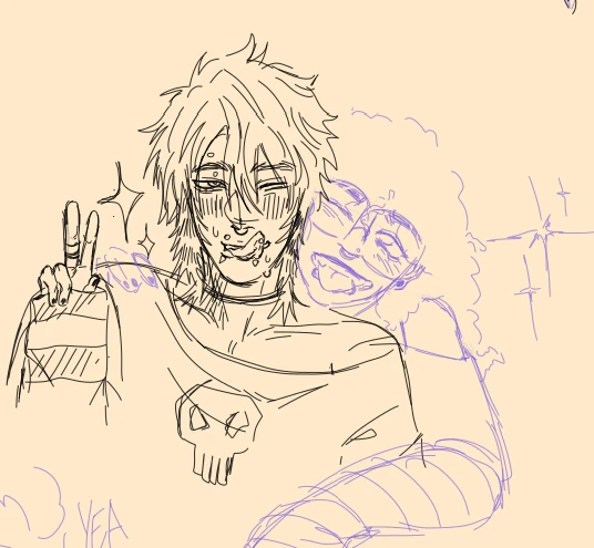 Drawing collab with bun >< <33