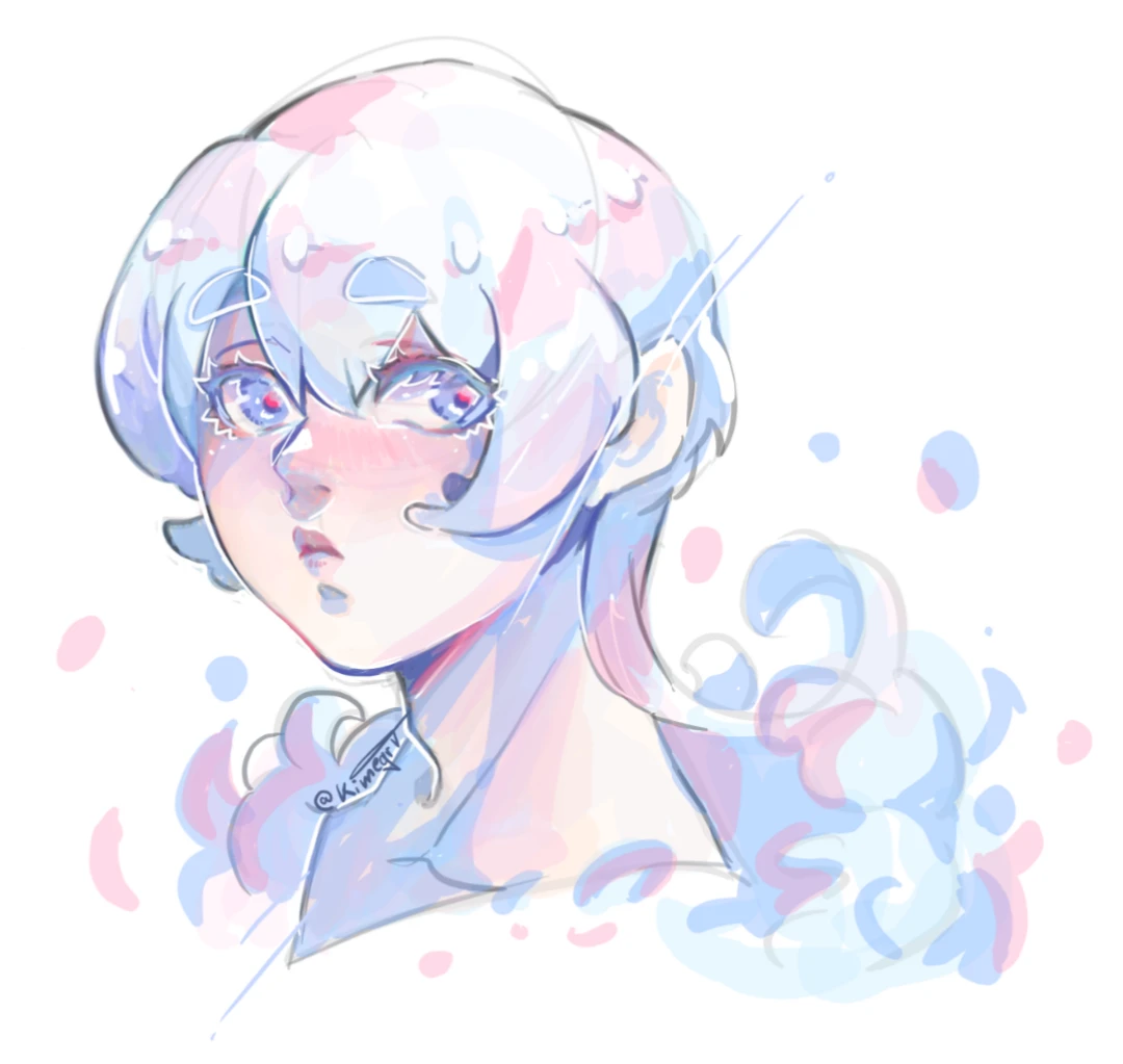 Blues and pinks