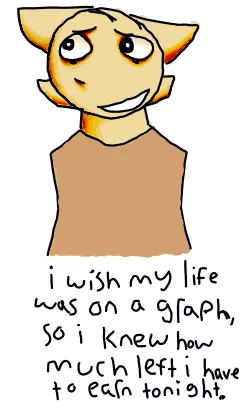 he earns his life